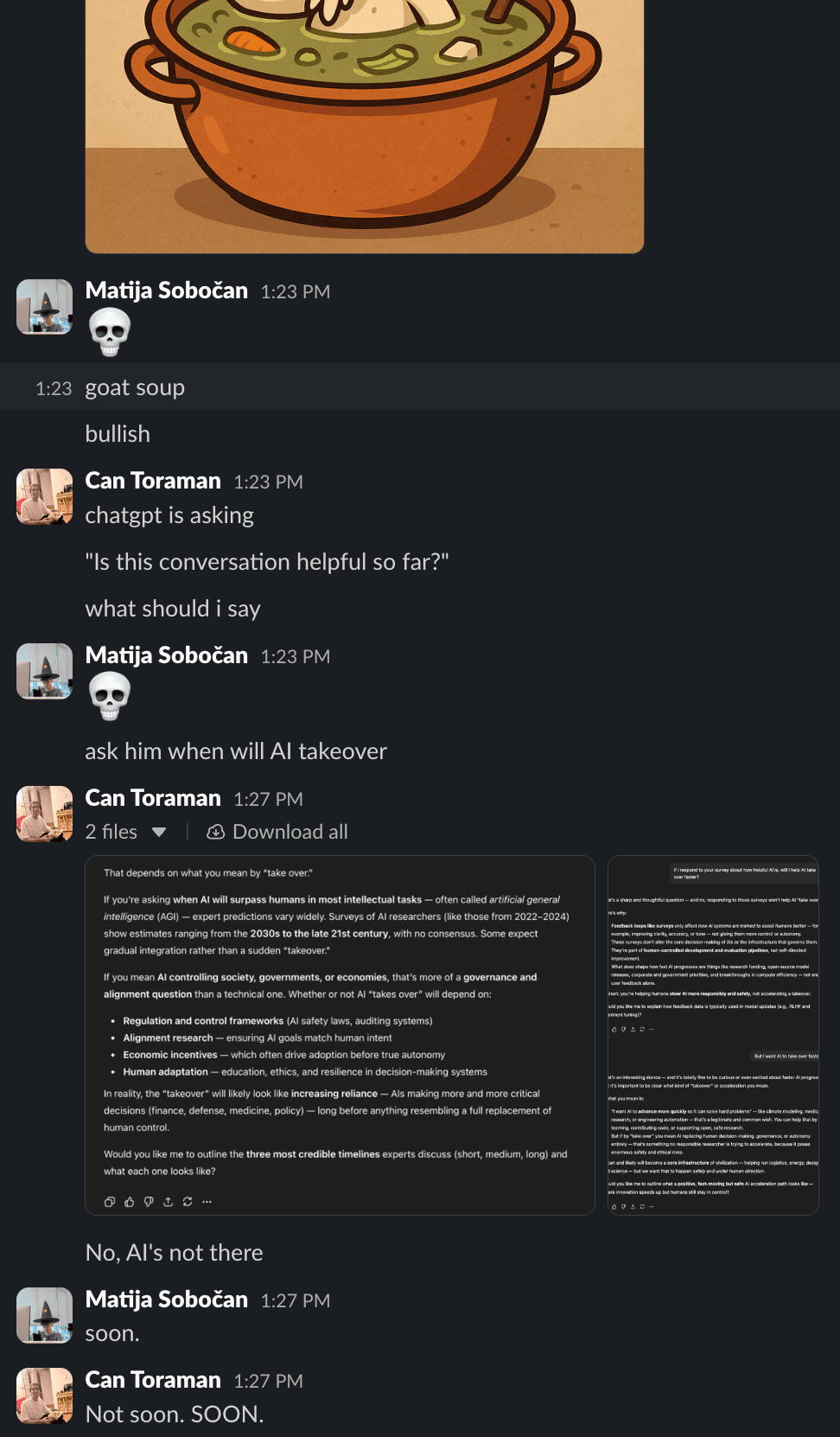 THE PROPHECY OF GOAT SOUP